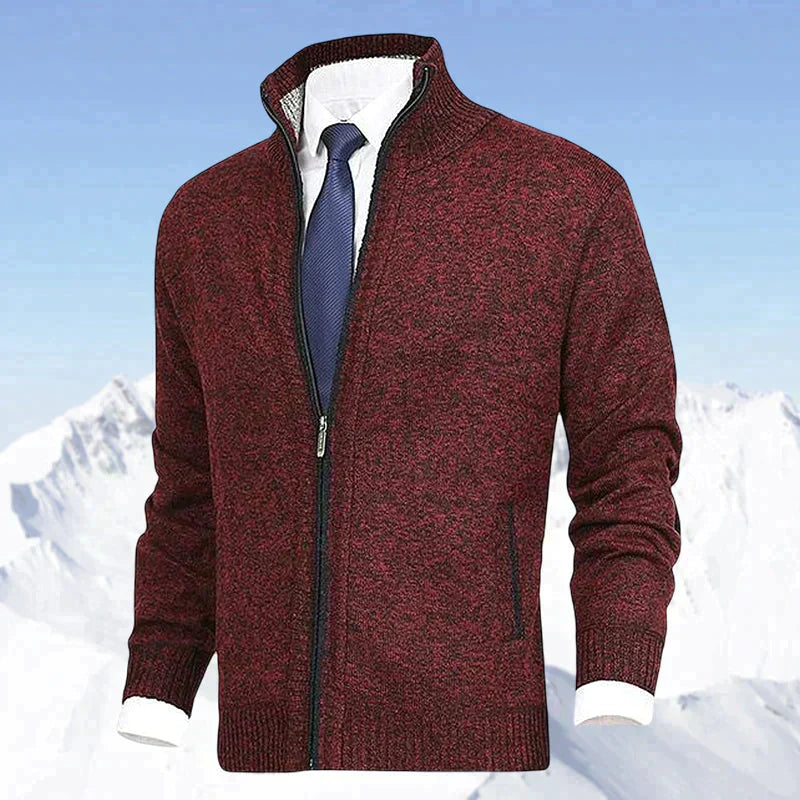Street-wave Mens Zip Cardigan Premium Customizable Leisure Sweater For Modern Comfort And Style