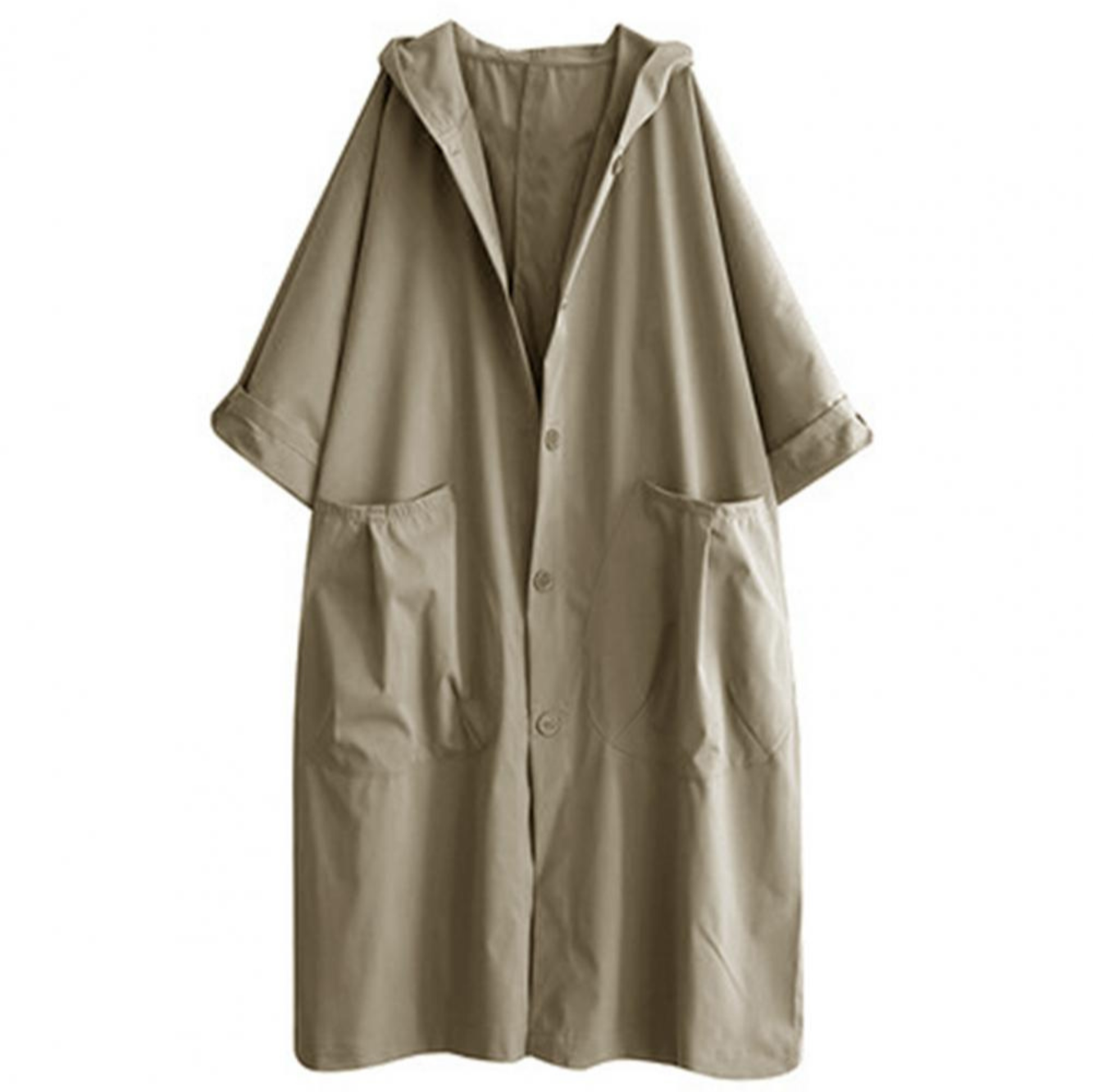 Street-wave Women Trench Coat Mid-Length Warm Outerwear for Spring and Autumn Cozy Elegance
