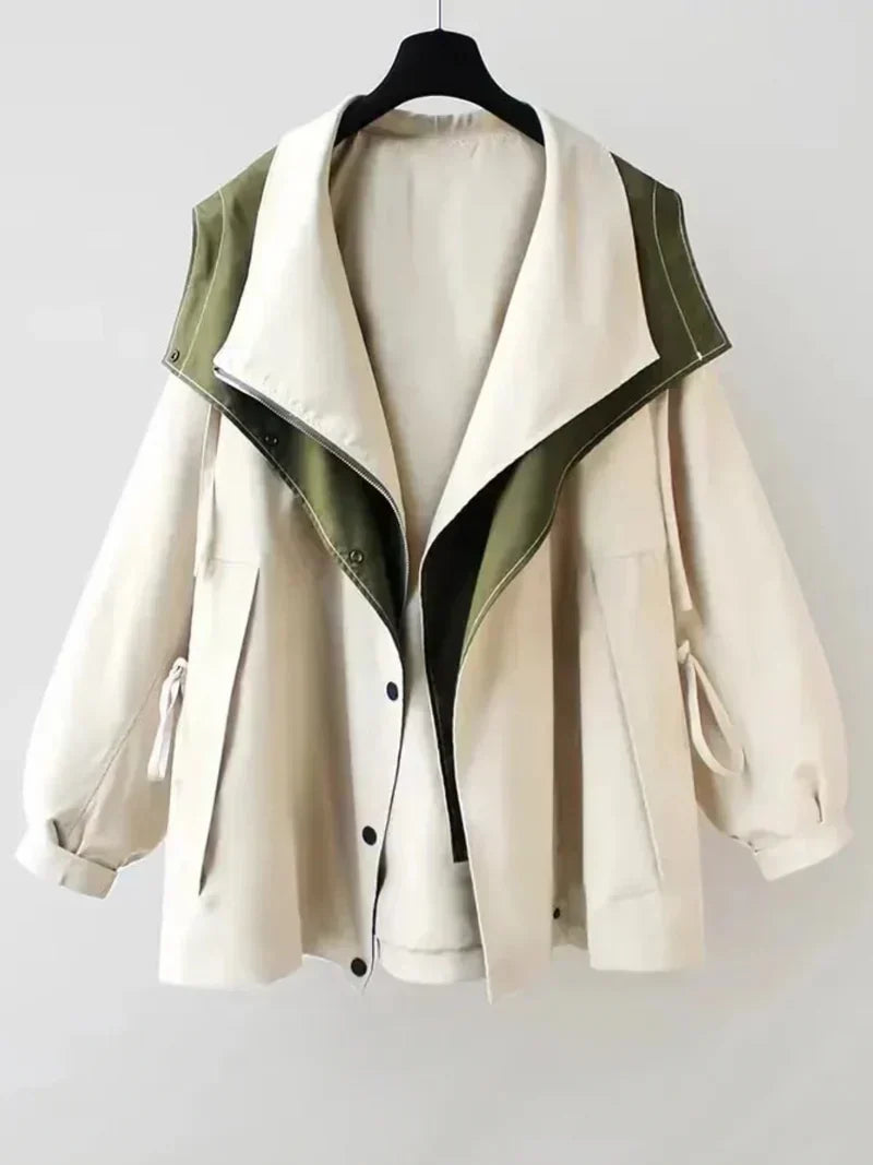 Street Wave Oversized Trench Coat for Women Practical Yet Stylish All Weather Outerwear