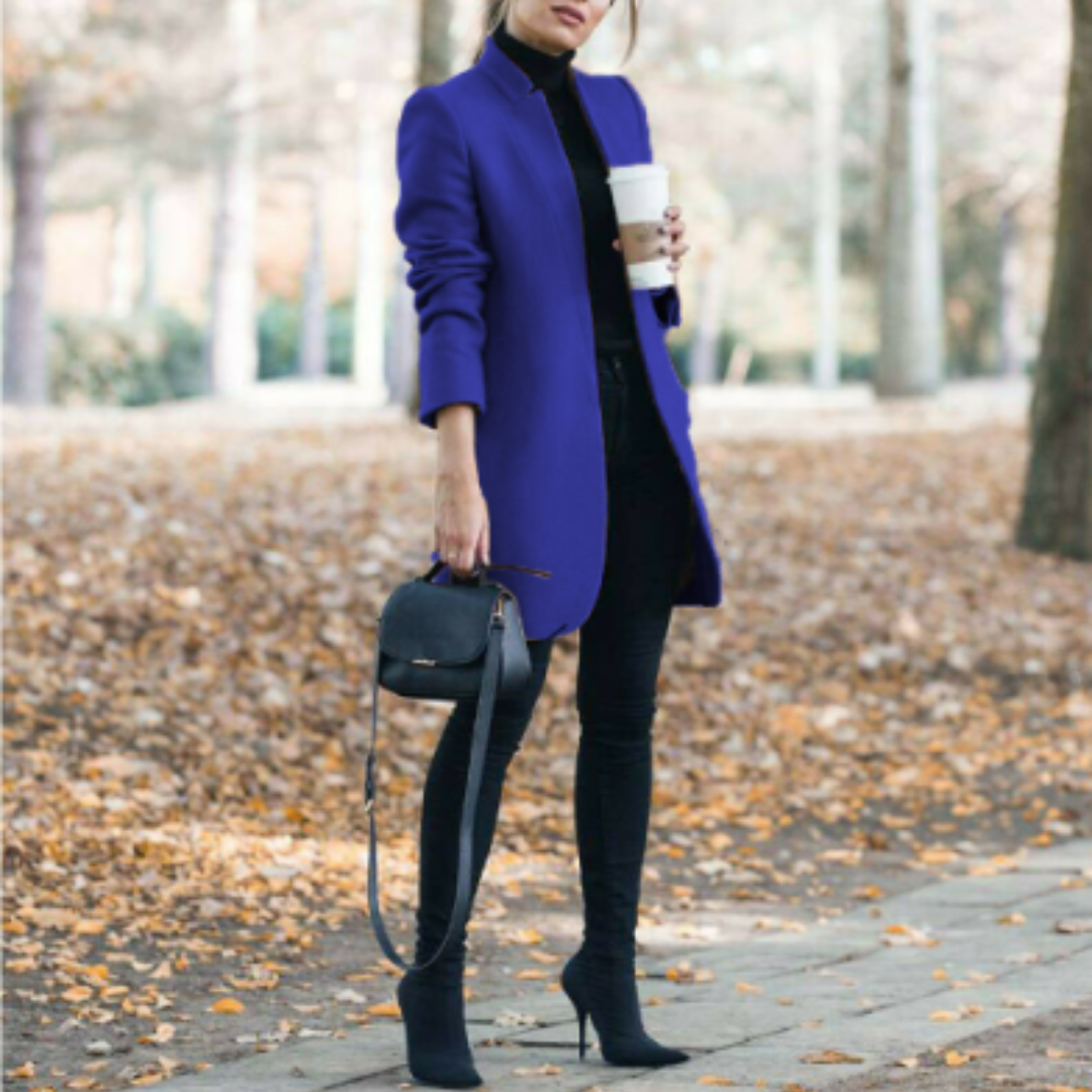Street Wave Women Stand Collar Winter Coat For Transitional Weather Warmth And Timeless Style