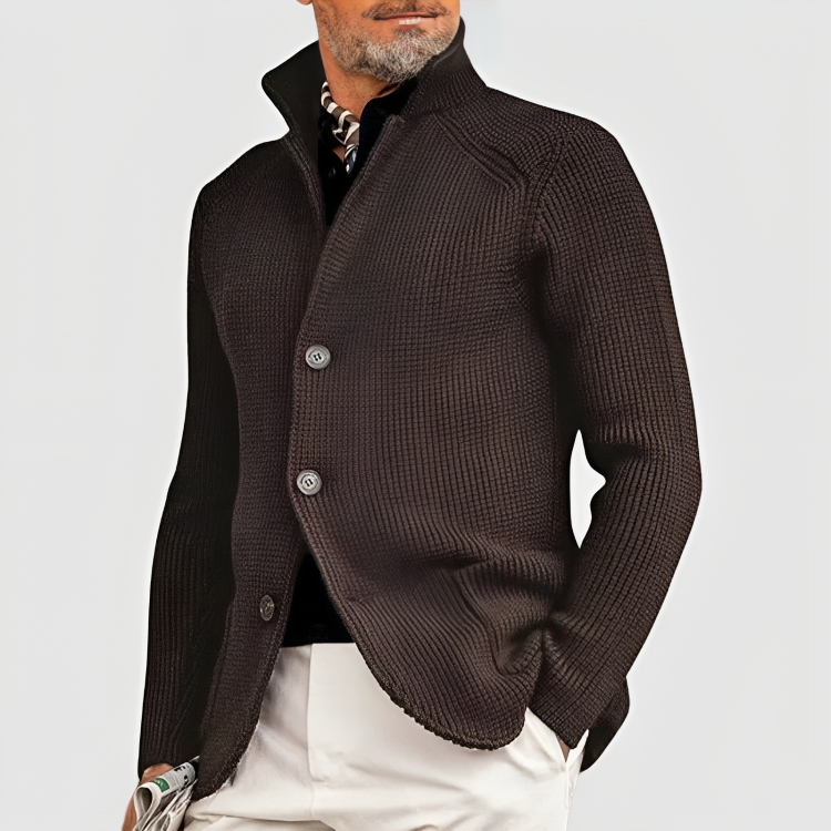 Street-wave Mens Cashmere Coat With Button Front Premium Luxury Outerwear For Everyday Elegance