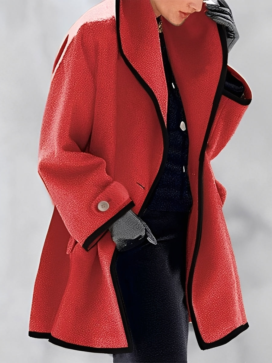 Street-wave Long Wool Coat For Women Timeless Elegance Warmth And Classic Retro Charm