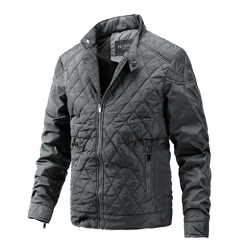 Street Wave Quilted Jacket For Men With Warmth And Style, Versatile All Weather Outerwear For Cold Days