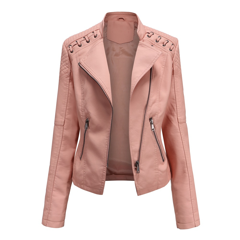 Street-Wave Women's Leather Jacket Timeless Sustainable Style For Fashionable Women Must-Have