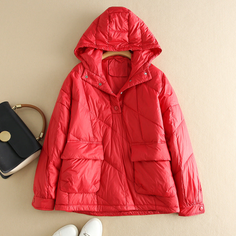 Street Wave Womens Puffer Jacket Hooded Insulated Winter Coat With Warmth And Cozy Comfort