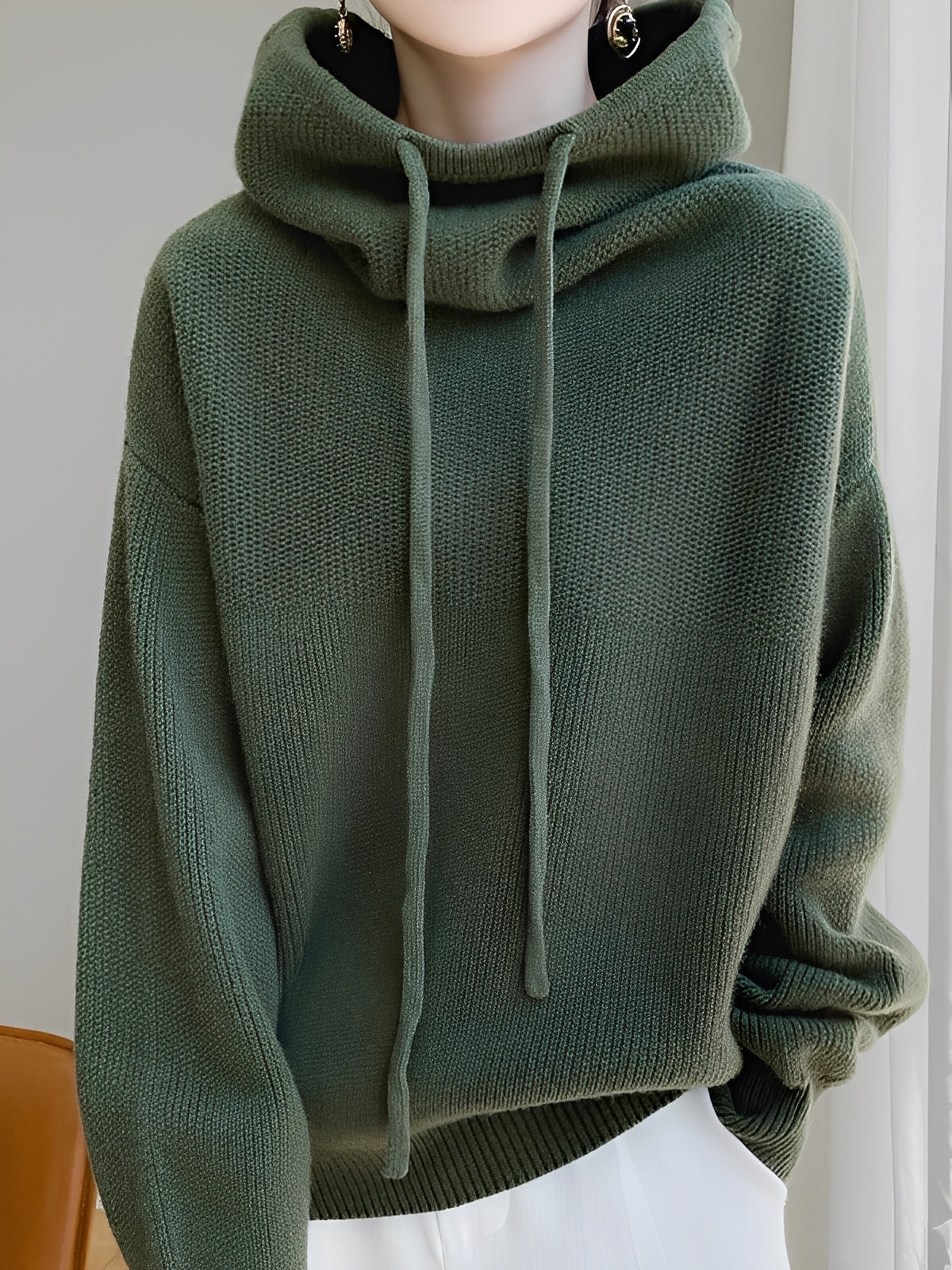 Street-Wave Merino Wool Hoodie For Women Cozy Warm Breathable Everyday Comfort All Day