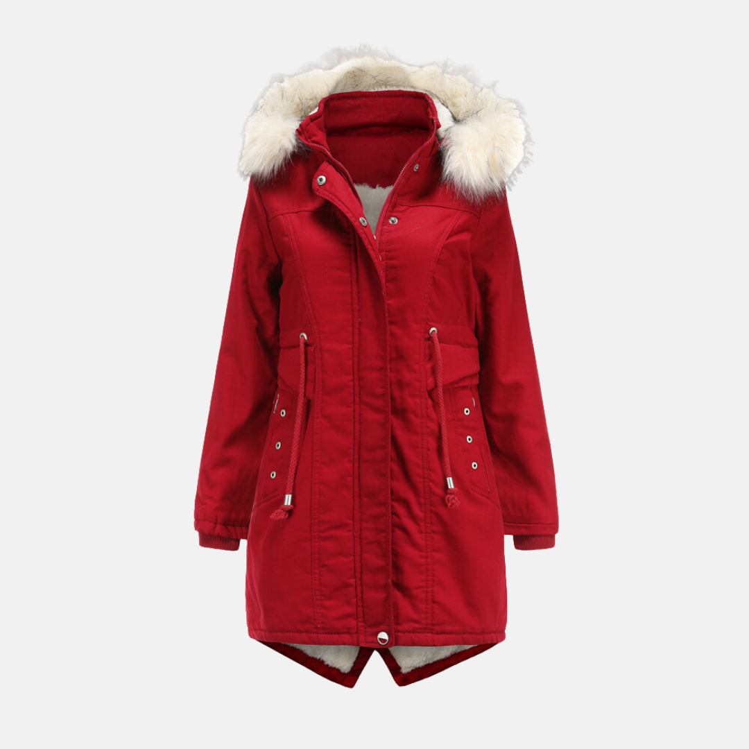 Nordisk-Flair Women's Parka Weatherproof Removable Fur Hood
