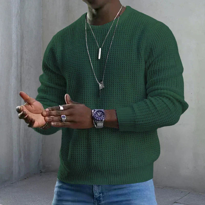 Street-wave Men Knit Sweater Breathable Comfort For Office And Everyday Wear Machine Washable Wrinkle-Resistant Flexible