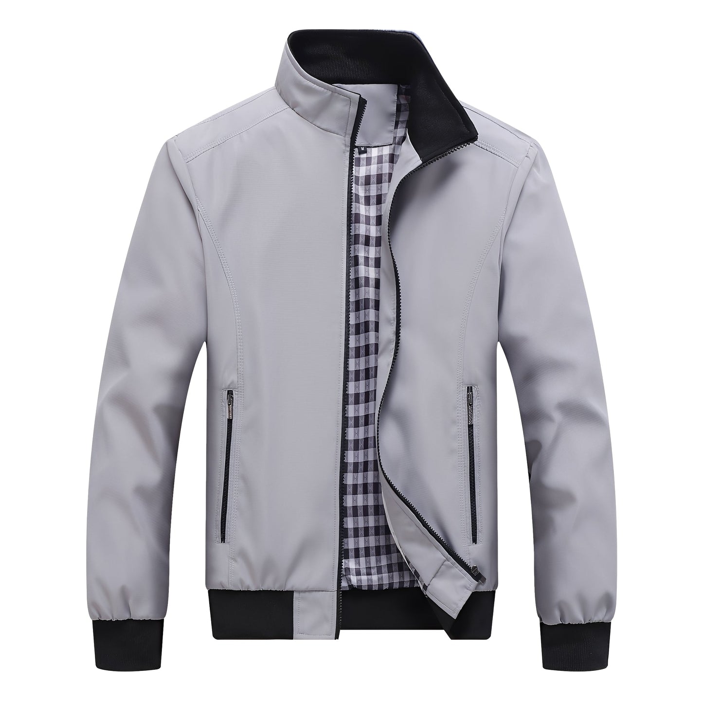Street-wave Windproof Jacket For Men Lightweight Formal Fit Wind Resistant Outerwear