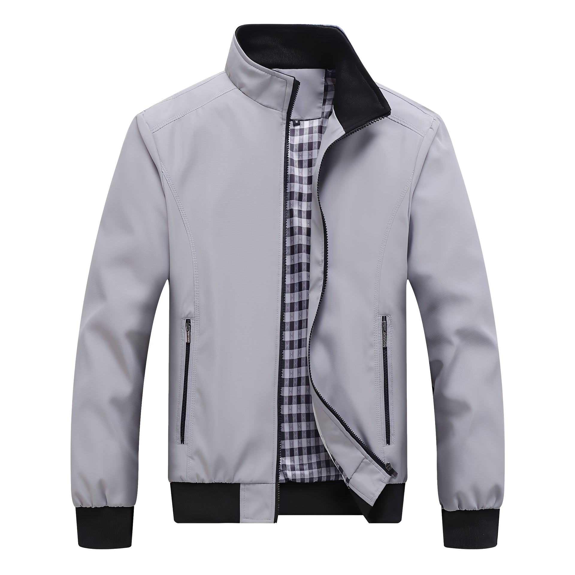 Street-wave Windproof Jacket For Men Lightweight Formal Fit Wind Resistant Outerwear