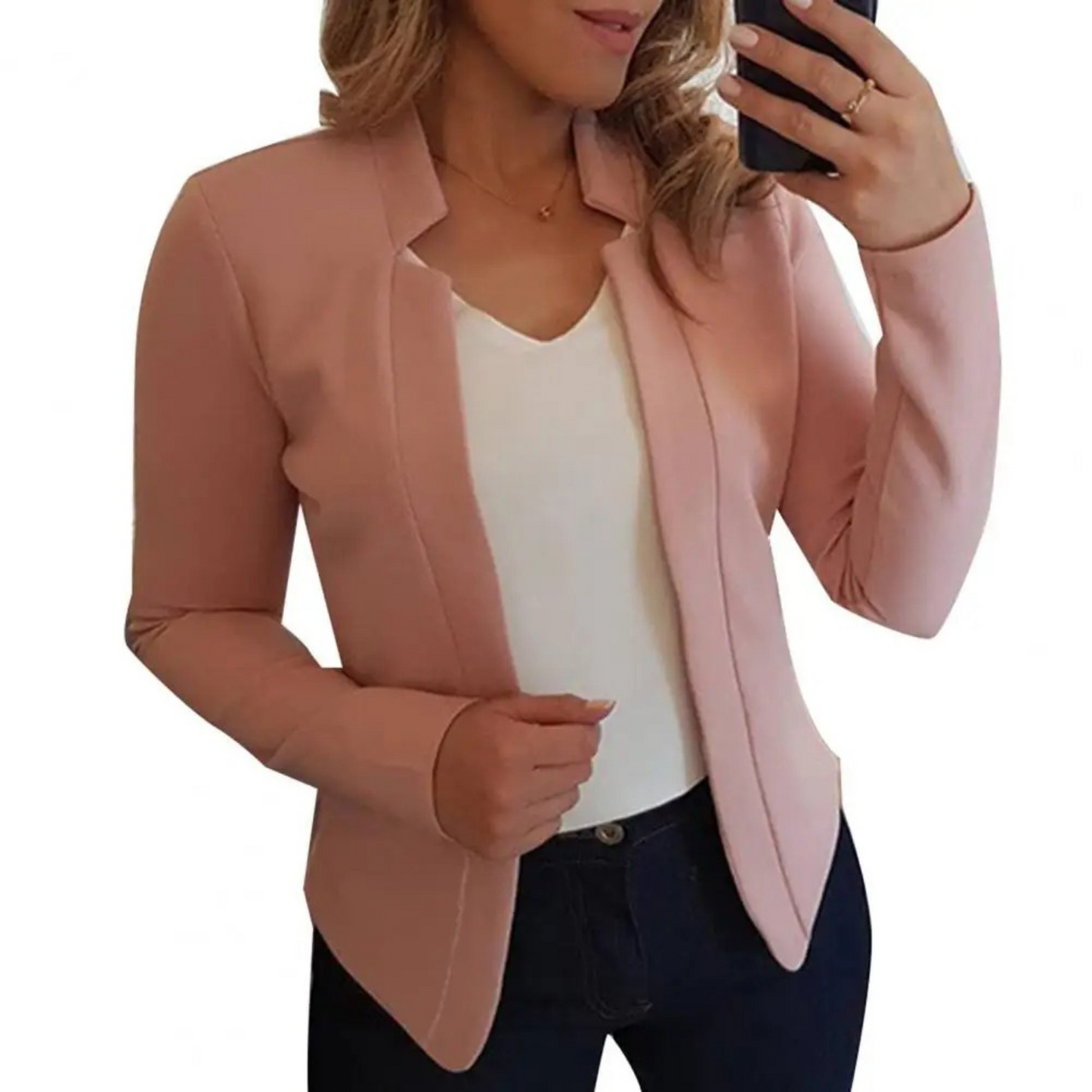 Street-Wave Womens Work Blazer Elegant All Day Comfort Premium Materials Office Ready