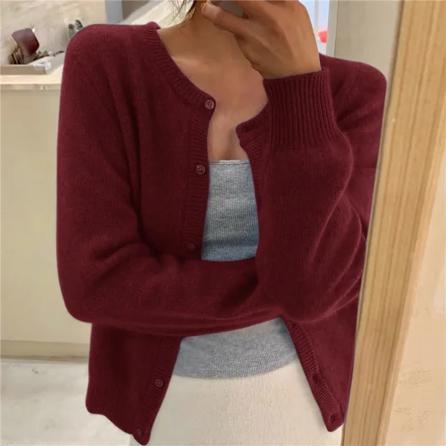 Street-wave Soft Knit Cardigan For Women - Cozy Breathable Comfort, Versatile Everyday Wardrobe