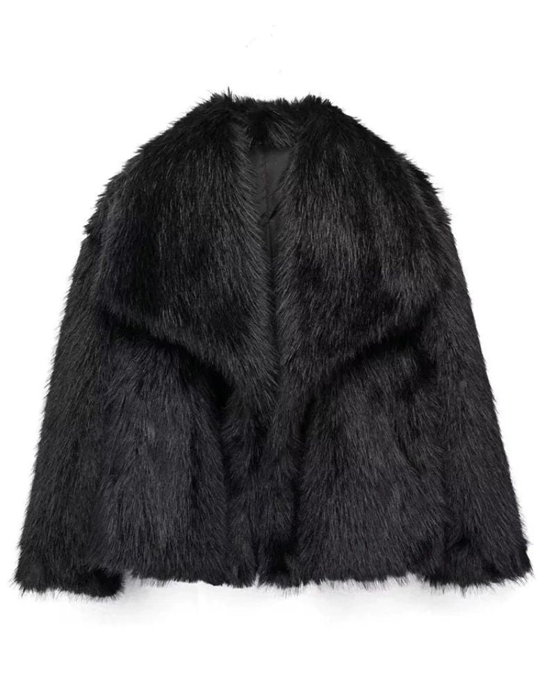Streetwave Faux Fur Winter Coat For Women Warm Cozy Stylish Outdoor Outerwear This Winter