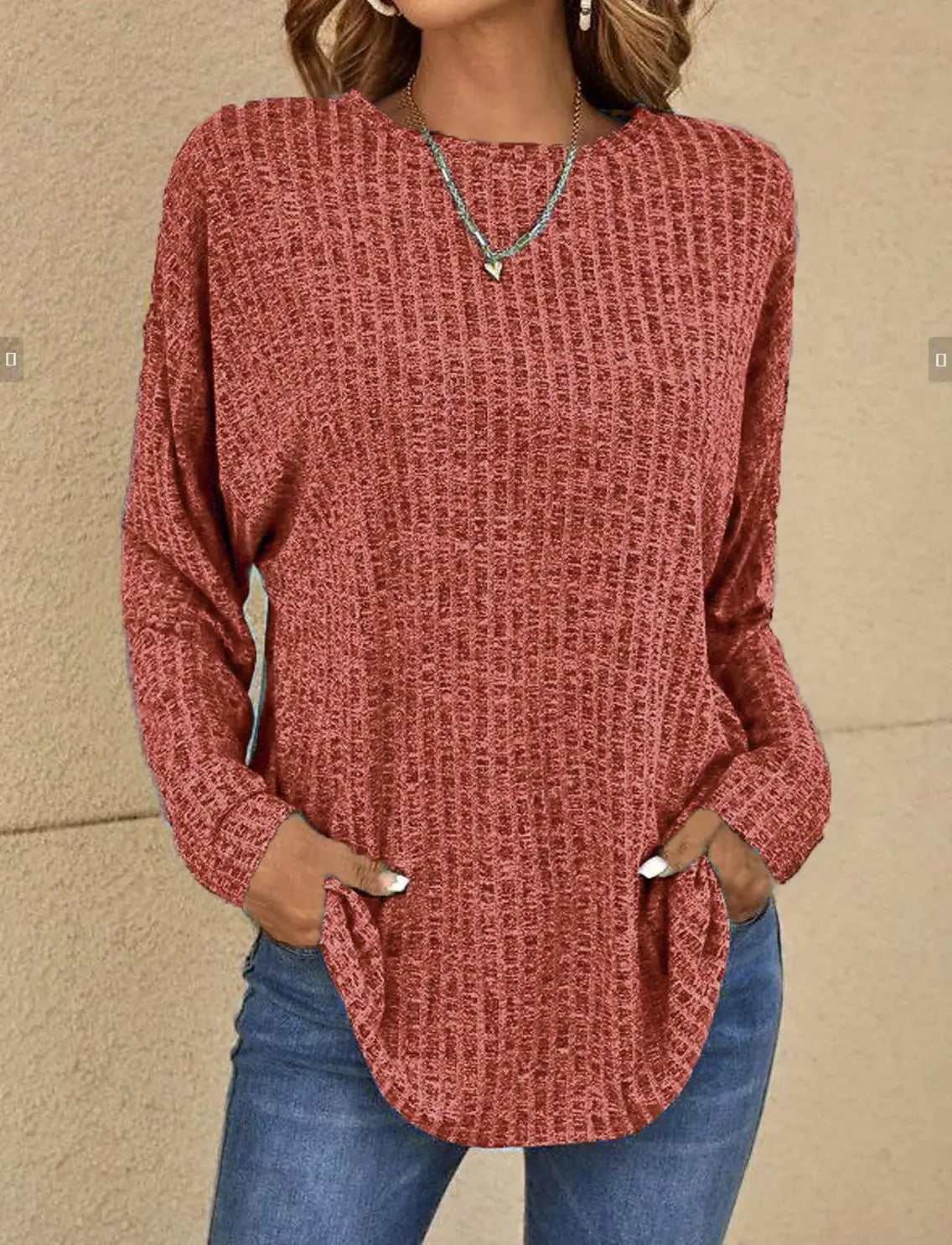 Nordisk Flair Womens Pullover Sweater Cozy Relaxed Fit Knit