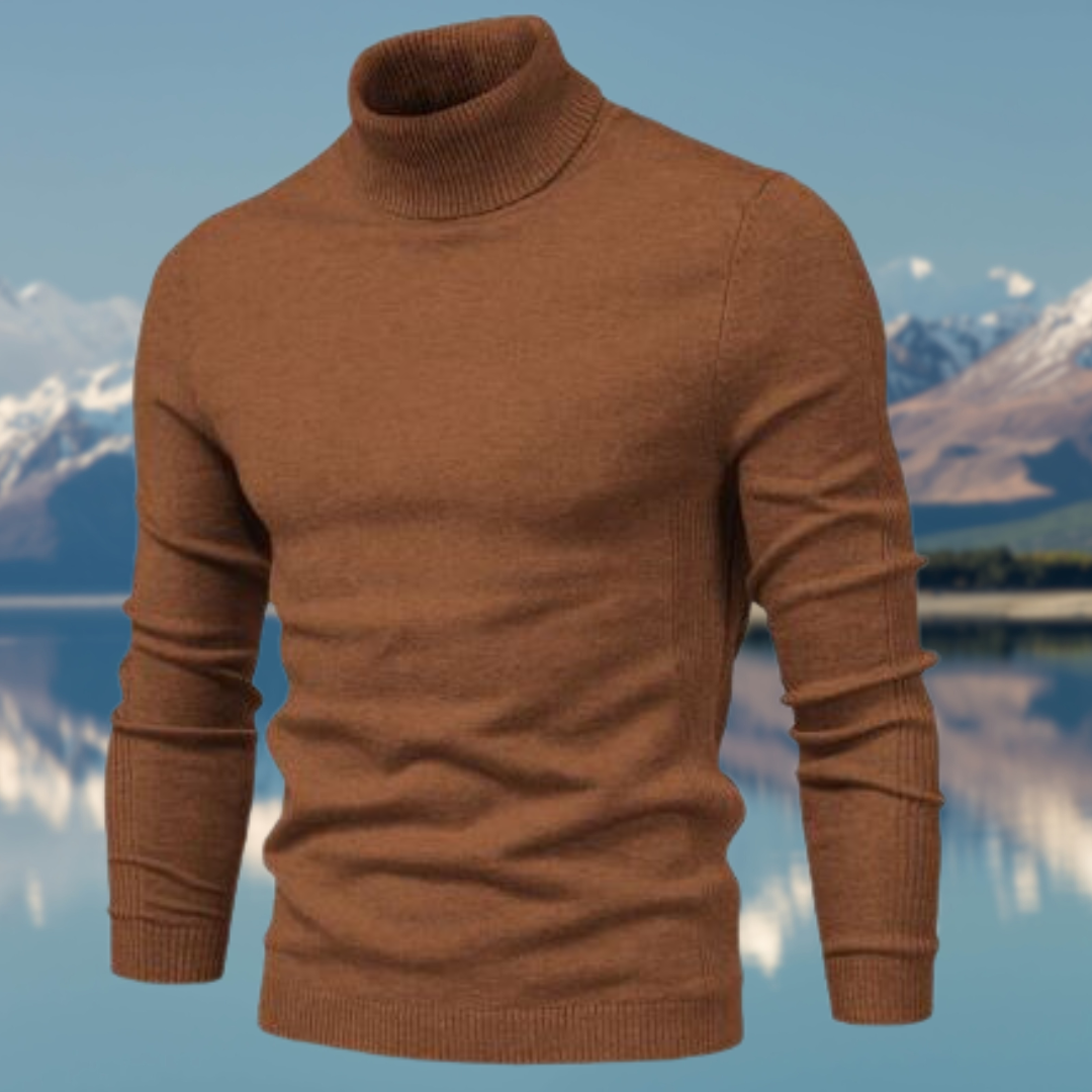 Street-wave Turtleneck Sweater With Cozy Multi-Layer Lining For Everyday Comfort Unisex Knit