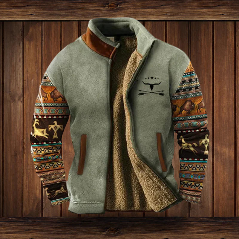 Street-Wave Fleece-Lined Jacket for Outdoor Adventurers Warm Comfort and Style Everyday Wear