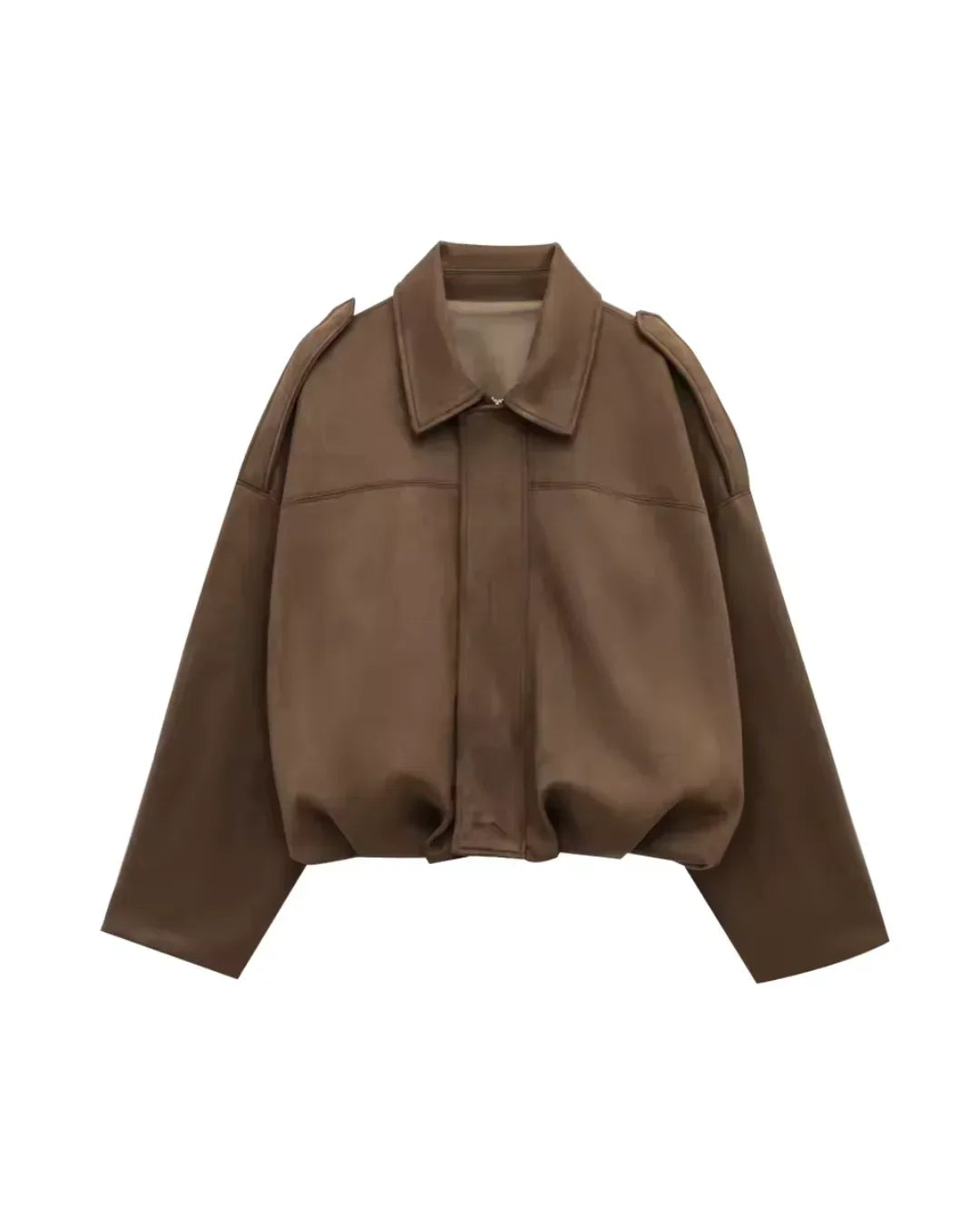 Streetwave Oversized Long Sleeve Jacket For Plus Size Women Casual Comfort And Effortless Style