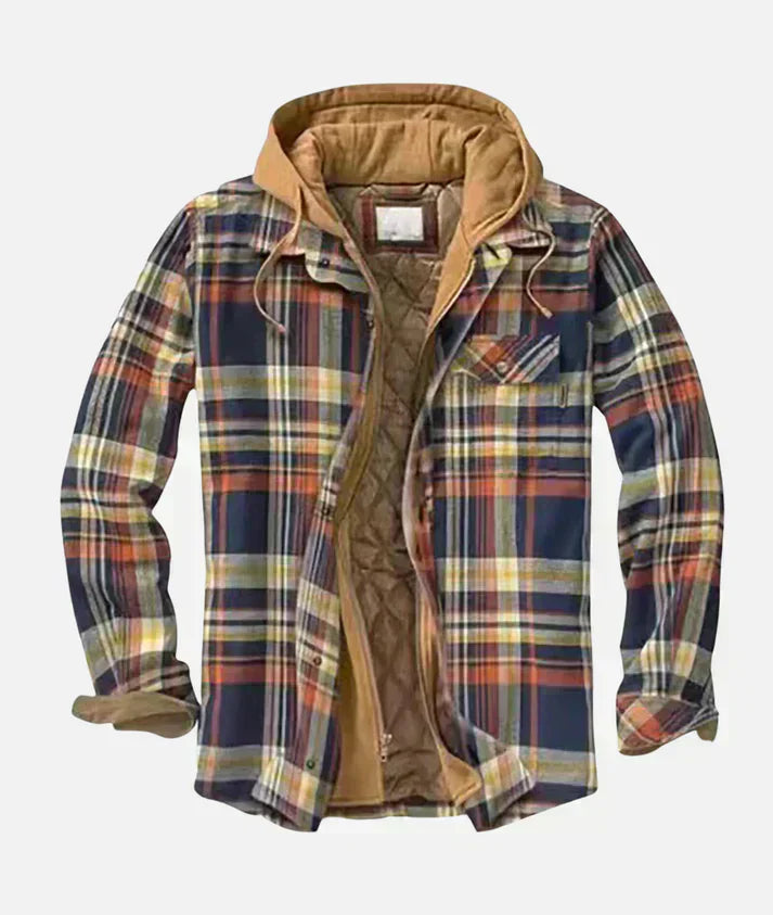 Streetwave Patchwork Plaid Jacket With Relaxed Fit For Urban Streetwear Fans Bold All Season