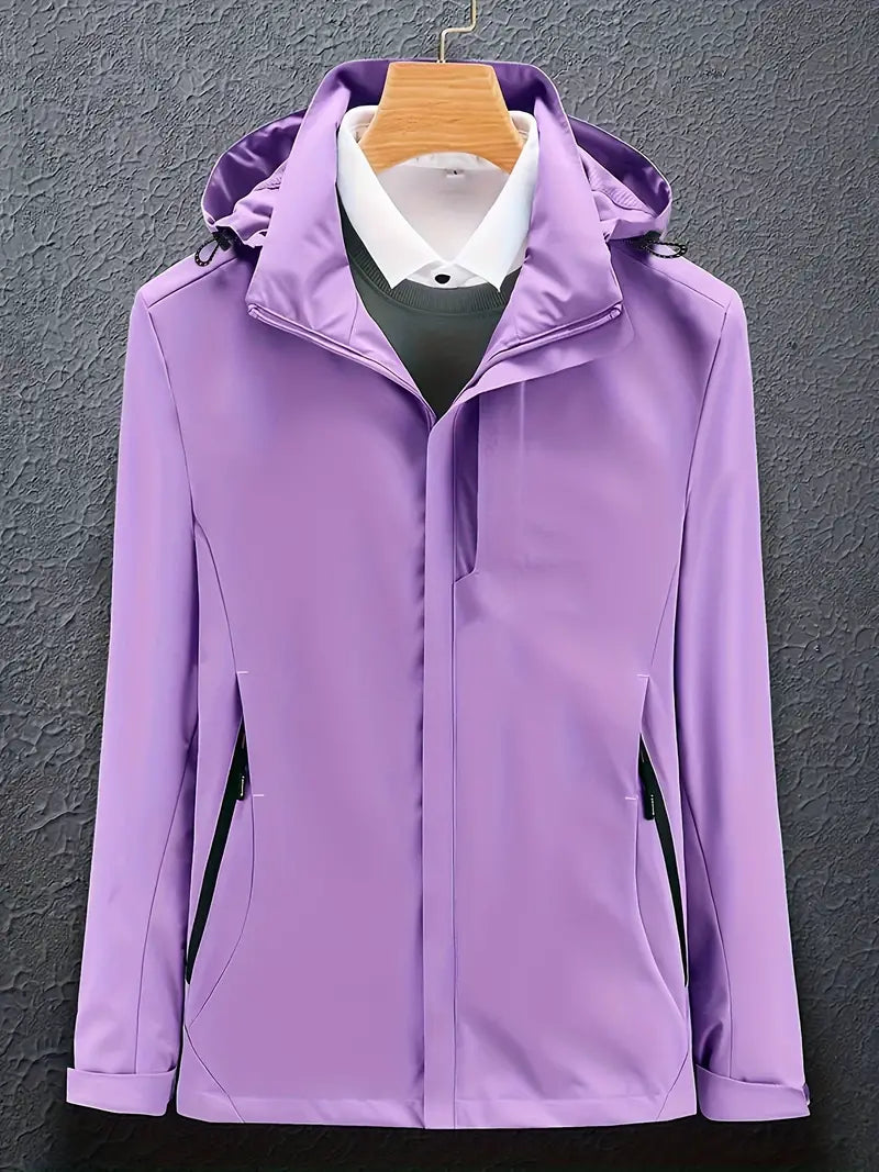 Alyssa Women Winter Zip Closure Hooded Jacket Street Wave Windproof Warmth