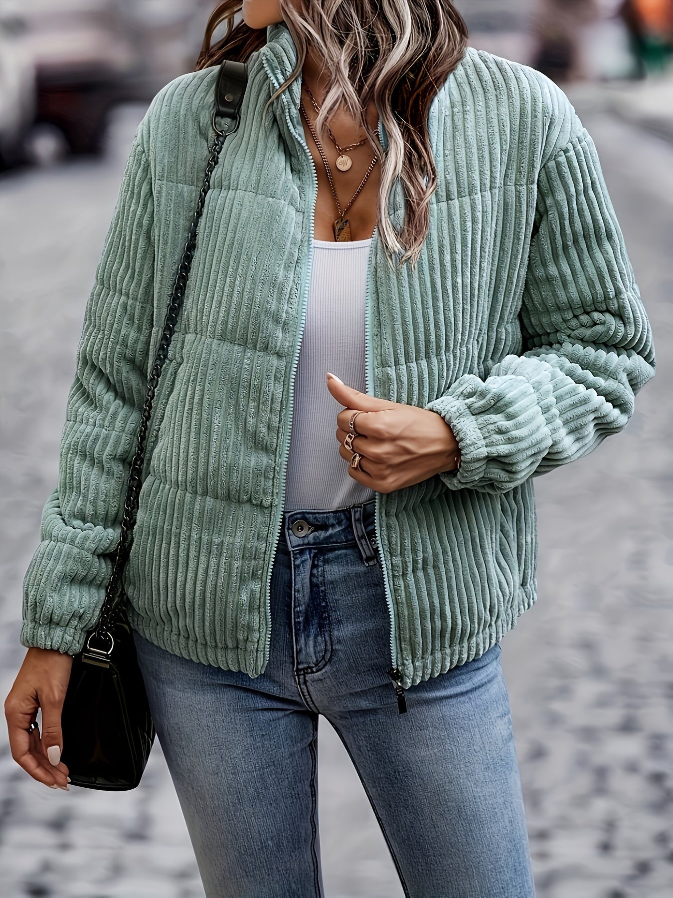 Street Wave Fleece Zip Up Jacket For Women Cozy And Stylish Everyday Comfort All Day
