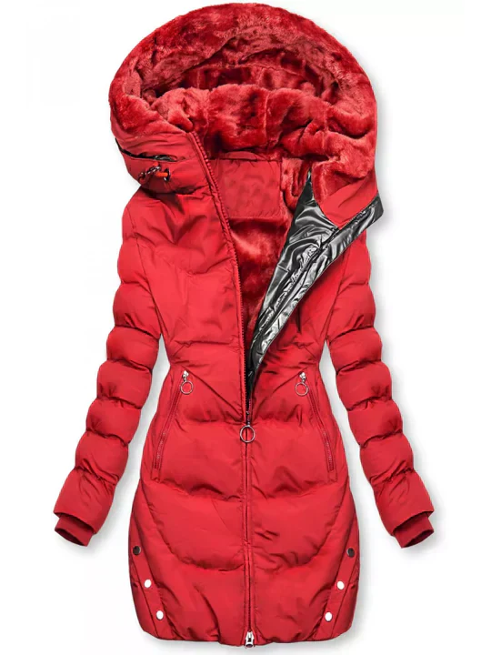 Street Wave Womens Winter Jacket Premium Warmth And Comfort With Faux Fur Hood Parka For Cold Weather Outfits
