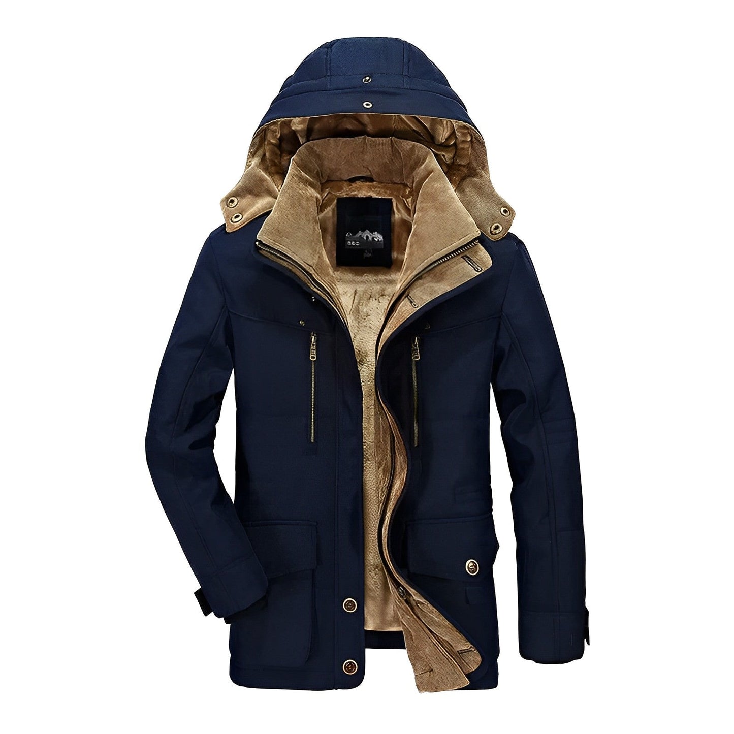 Street-wave Winter Coat For Men Water-Repellent Classic Fit