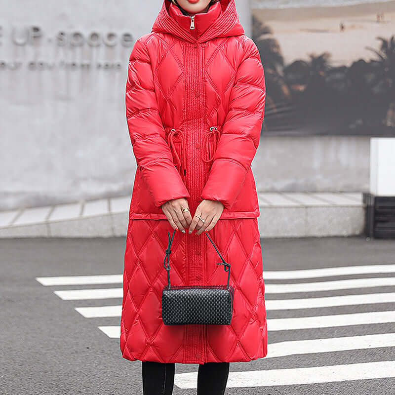 Street-Wave Womens Padded Hooded Winter Jacket With Thick Insulation For Warmth And Comfort