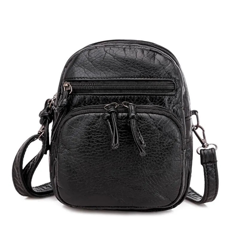 Street-Wave Leather Crossbody Bag For Women, Compact Yet Roomy, Everyday Essentials