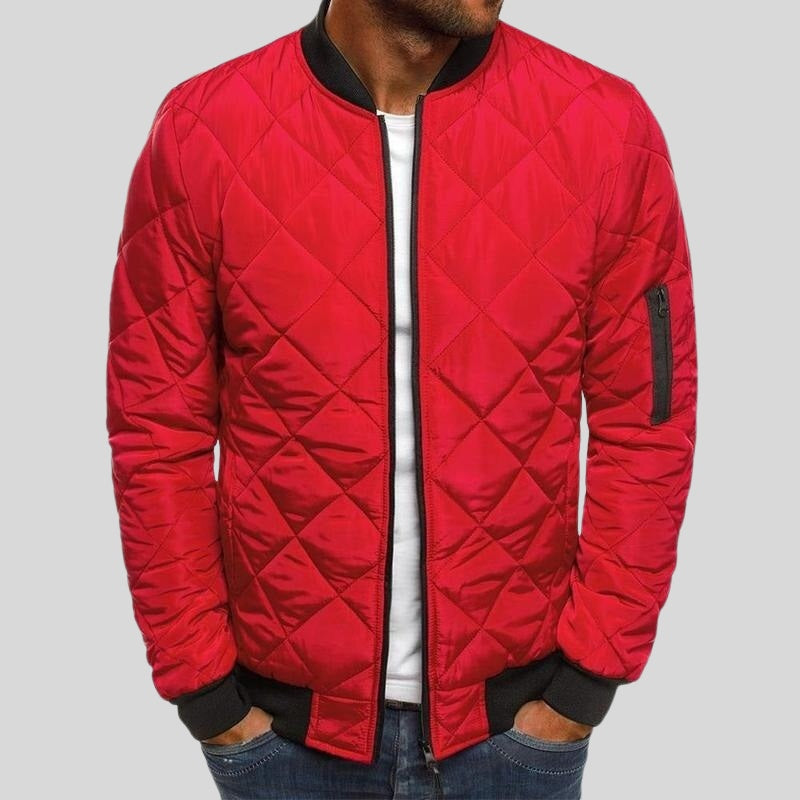 Avelena Classic Bomber Jacket By Street Wave For Men Comfortable Everyday Outerwear With Durable Quilted Design