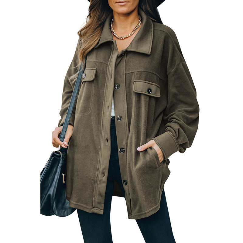 Street-wave Soft Fleece Jacket For Cozy Warmth And Everyday Comfort For Women Outdoors