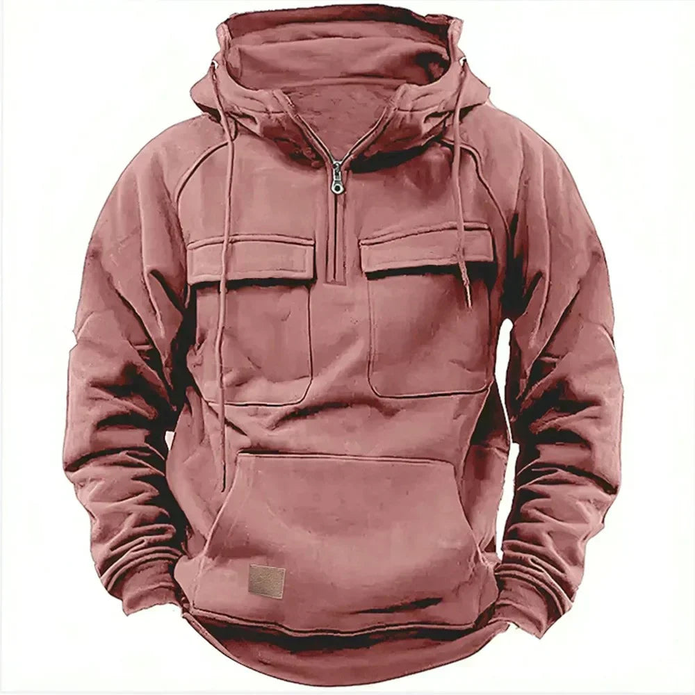 Streetwave Half Zip Hoodie With Superior Warmth For Cold Weather Protection Outdoor Enthusiasts