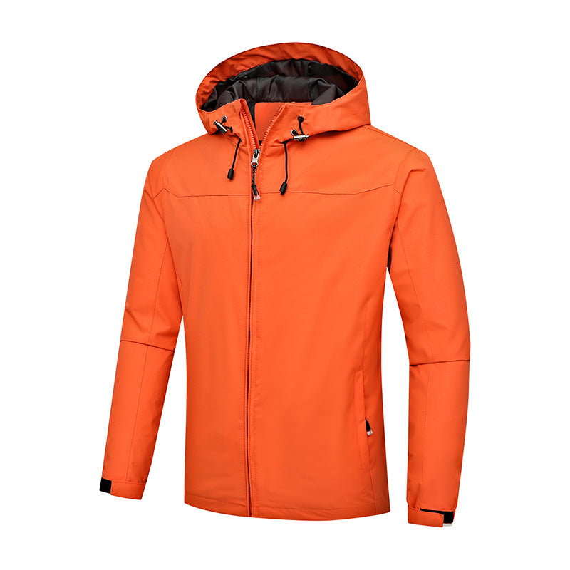 Street-Wave Waterproof Windproof Hooded Jacket For Outdoor Enthusiasts All Weather Protection