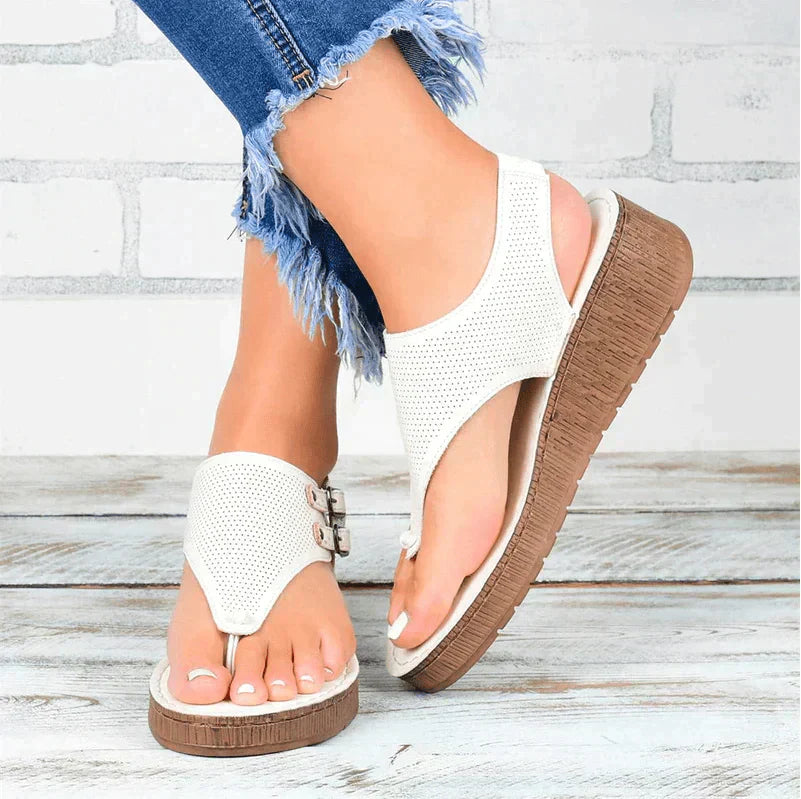 Shenna Summer Sandals Street Wave for Women Lightweight Comfort Non Slip Sole Stylish Everyday