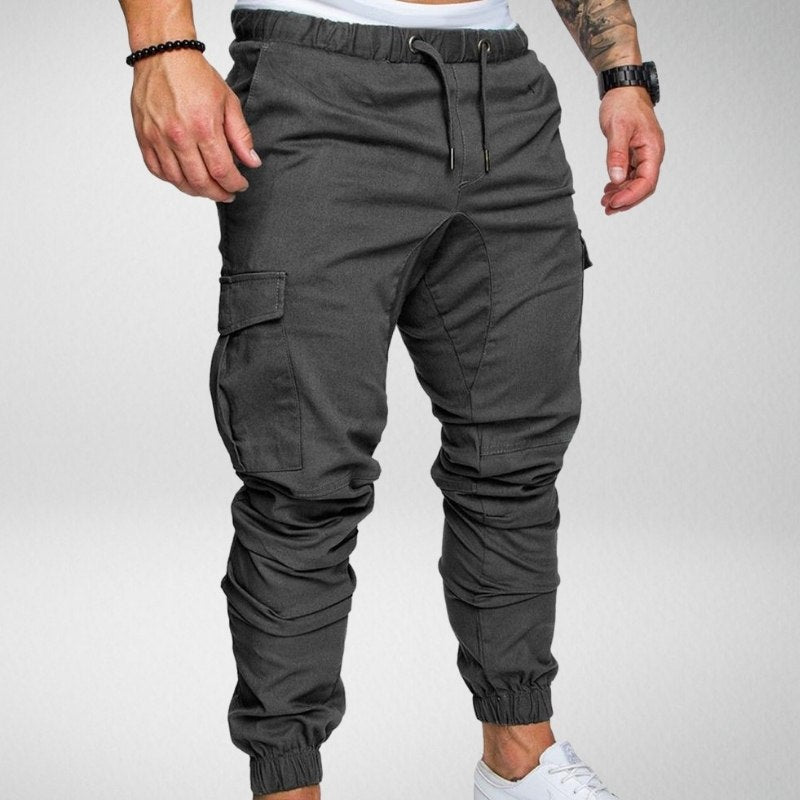 Street-wave Urban Tactical Cargo Joggers for Men - Premium Comfort, Adjustable Waist, Cargo Pockets
