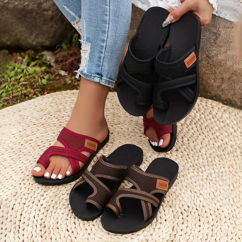 Streetwave Hollow Mesh Slide Sandals AirSlip For All Day Comfort And Breathable Summer Wear