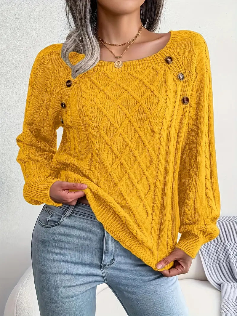 Street Wave Natalie Relaxed Crew Neck Pullover For Women Ultra Soft Everyday Comfort
