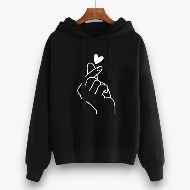 Street-wave Graphic Print Hoodie Cotton Blend Soft Comfort For Men And Women Everyday Wear