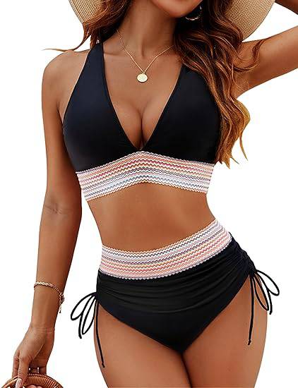 Street-Wave Halter Bikini Set For Women Bold Flattering Fit