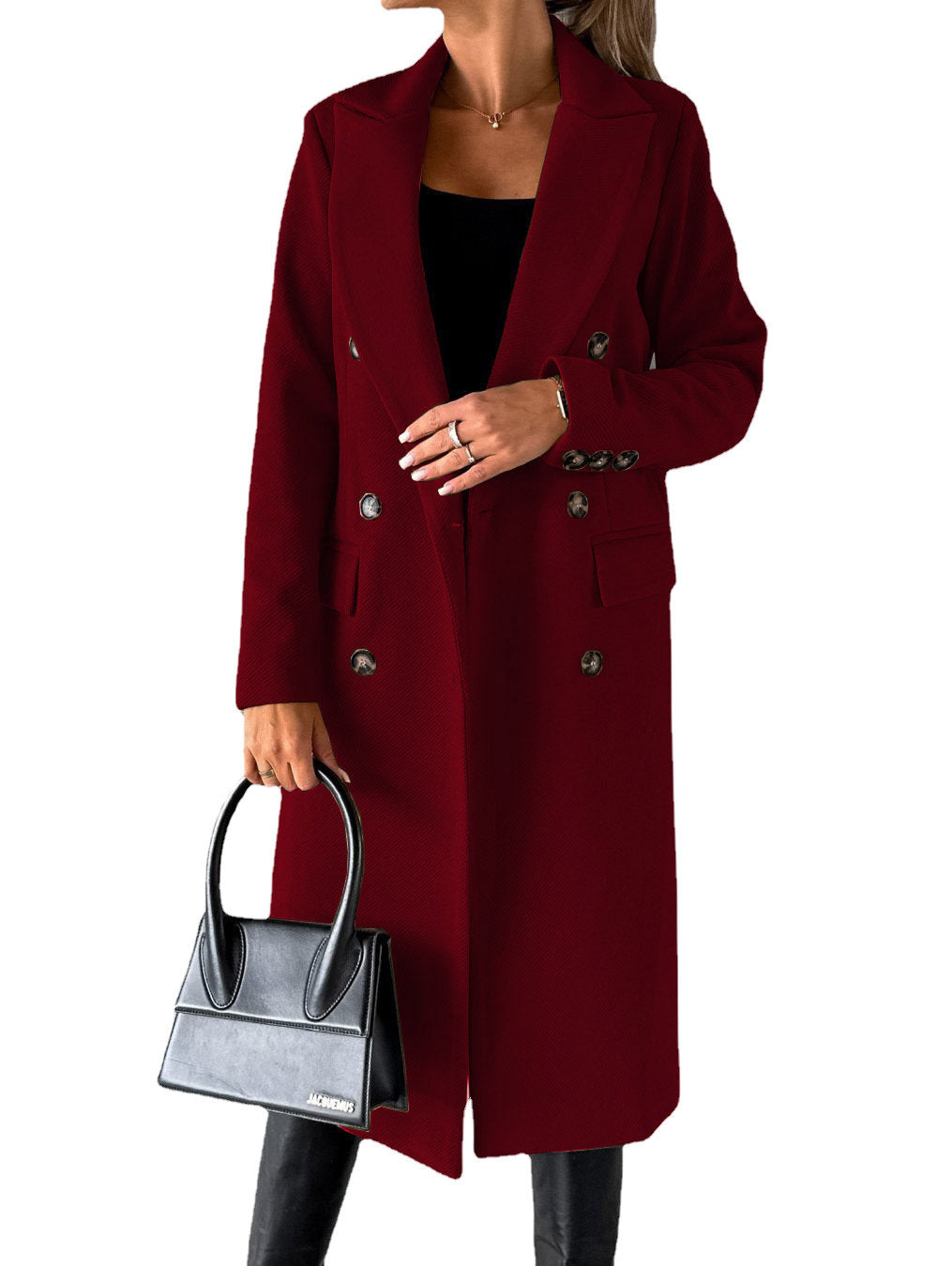Street-wave Winter Trench Coat For Women Warmth And Comfort Chic Classic Outerwear