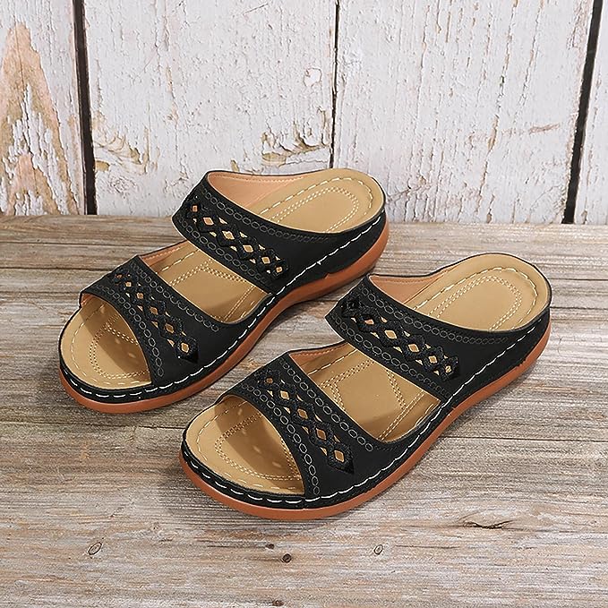 Orthopedic Slippers For Women Street Wave All Day Comfort And Foot Health Support
