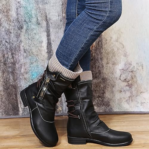 Wool Boots For Women Streetwave Warmth And All Day Comfort Flat Knee High Boots Winter Ready