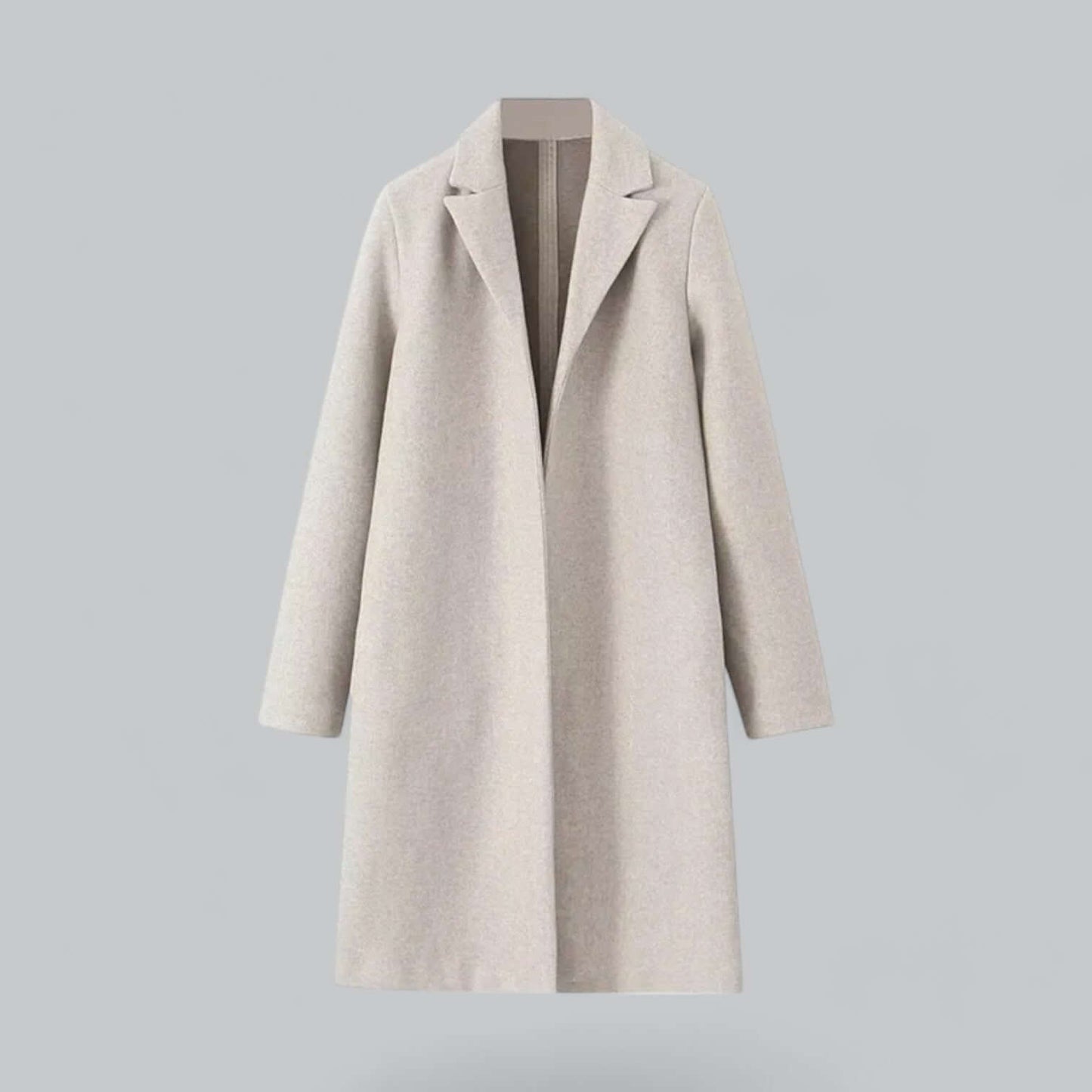 Street-Wave Open Front Trench Coat For Women Effortless Elegance Valenti Inspired