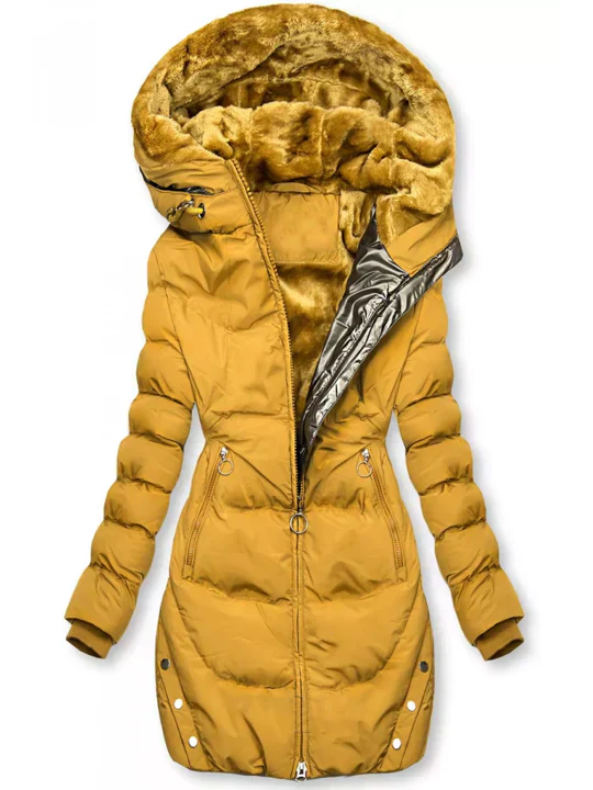 Street Wave Womens Winter Jacket Premium Warmth And Comfort With Faux Fur Hood Parka For Cold Weather Outfits
