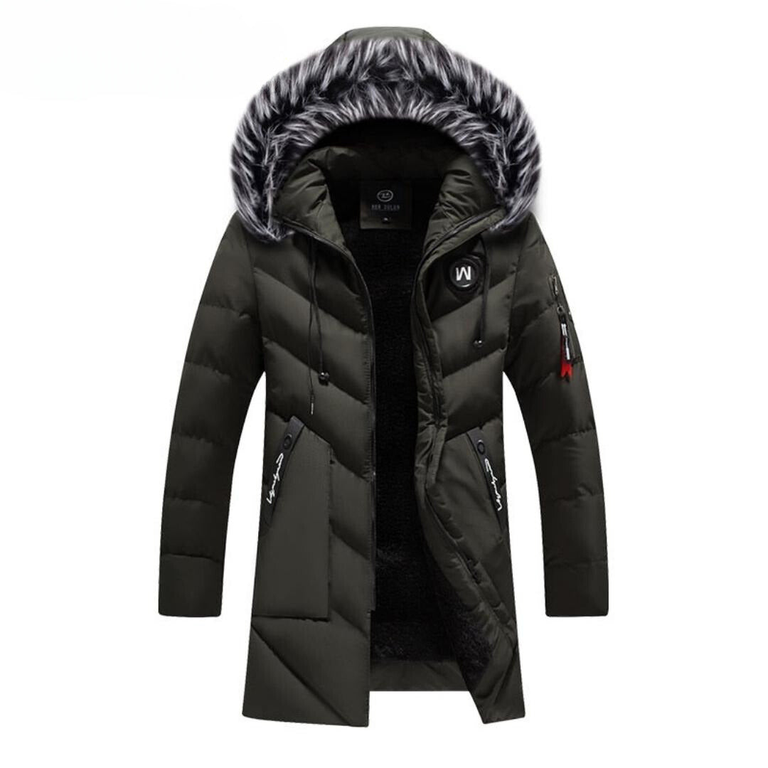 Street-Wave Women's Puffer Coat With Fur Trim Hood Ultra Warm Insulation And Style