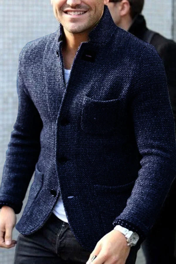 Street-Wave Retro Cardigan For Men Timeless Charm And Modern Comfort In Classic Vintage Style