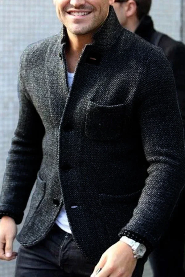 Street-Wave Retro Cardigan For Men Timeless Charm And Modern Comfort In Classic Vintage Style