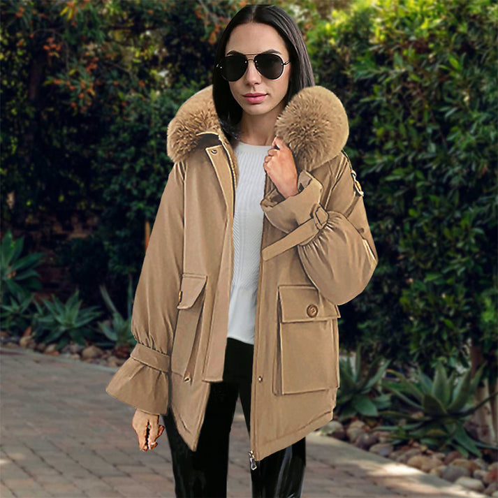Street-Wave Women Warm Outdoor Jacket With Insulated Lining Water Repellent Breathable Comfort Coat