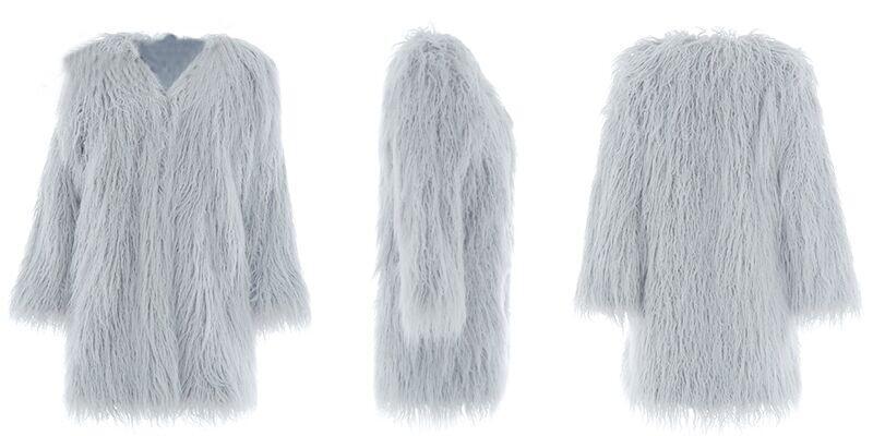 Street-wave Plush Faux Fur Coat For Women Long Coat Luxurious Cozy Warmth Chic Premium Statement