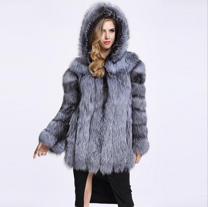 Faux Fur Hooded Coat For Women By Street Wave Luxurious Plush Warmth And Style Cozy Comfort