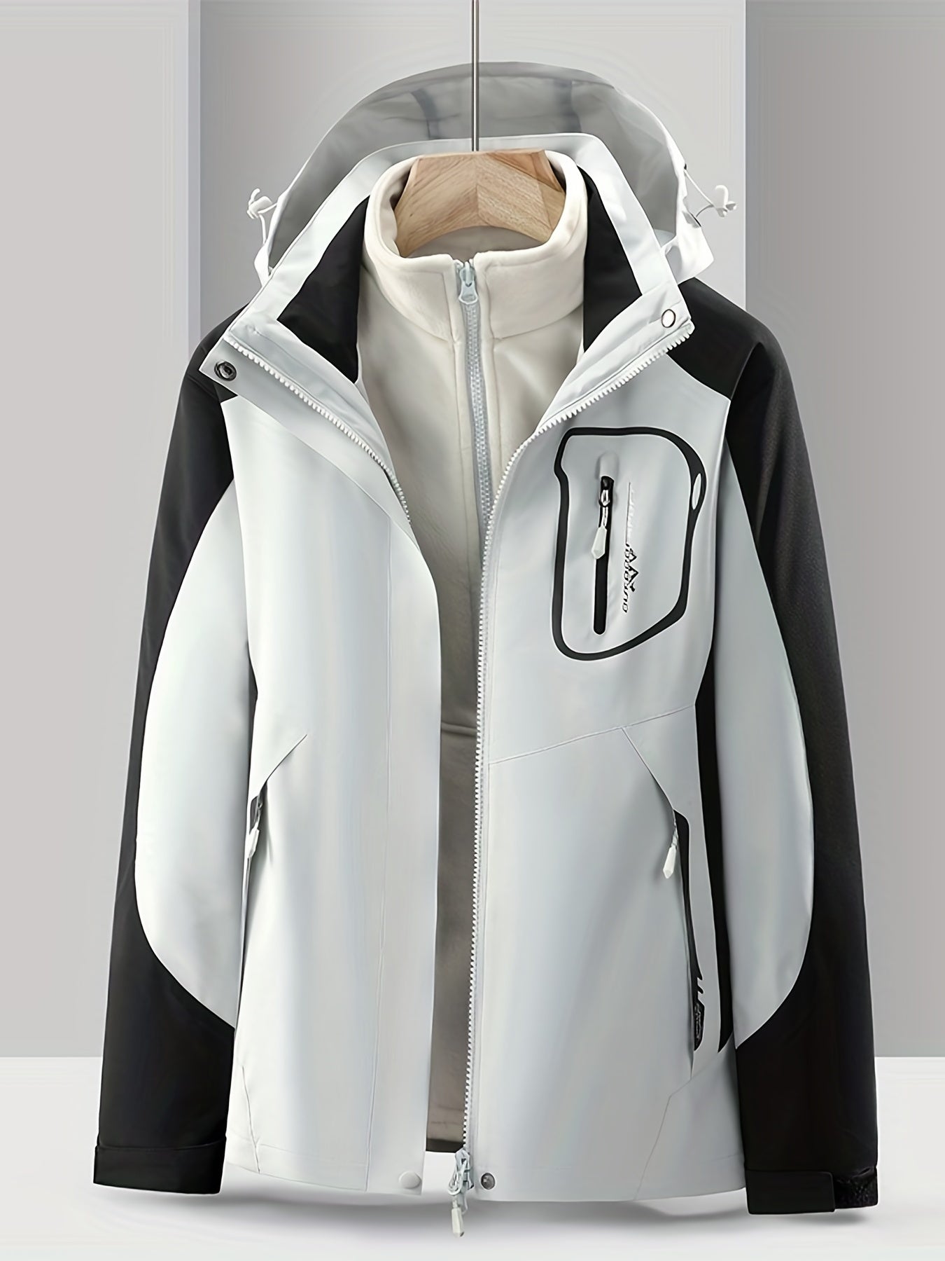 Street-wave 3-in-1 Waterproof Jacket for Women with Removable Liner All-Weather Versatile